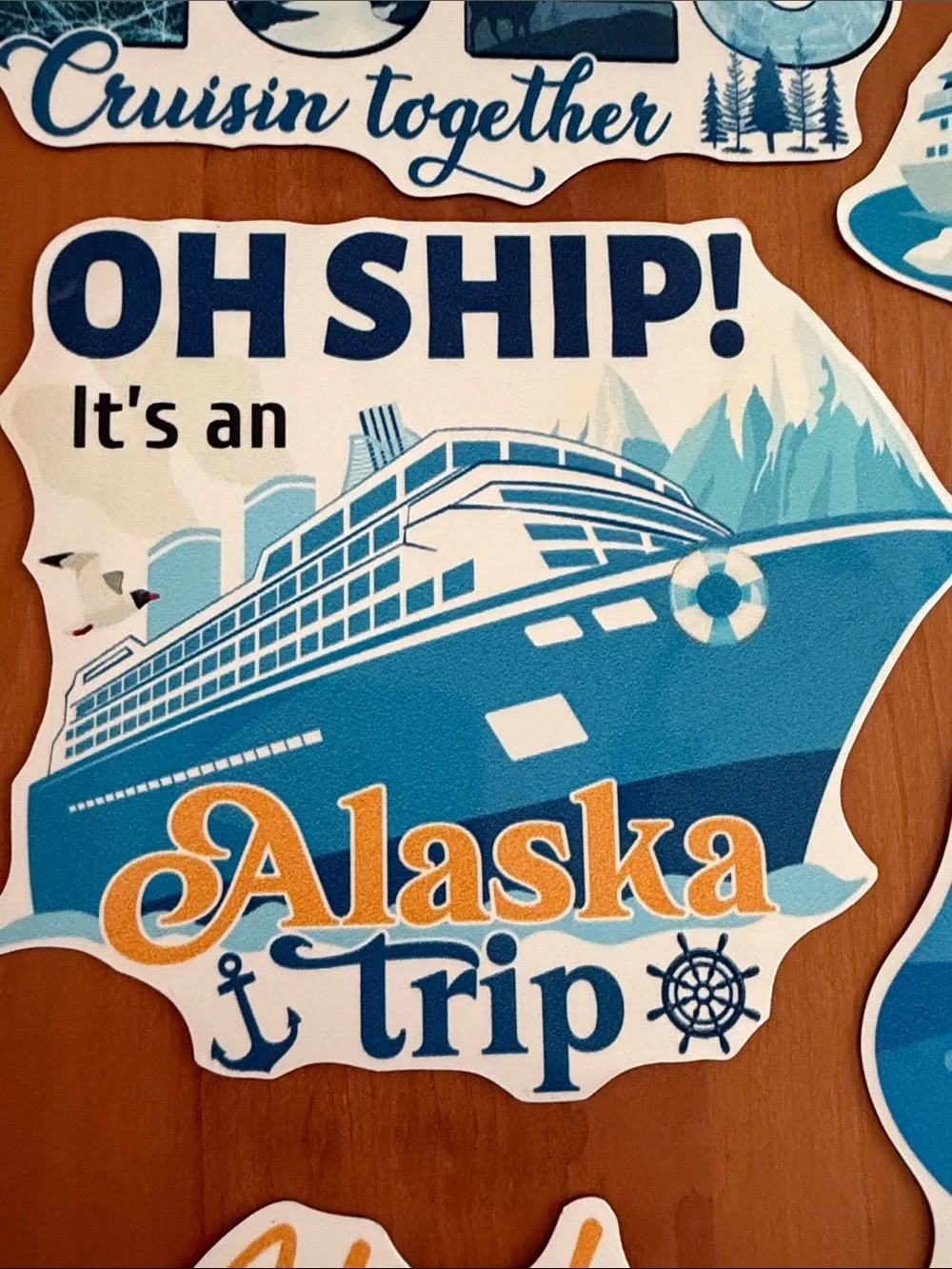 Alaska Cruise Magnet Pack • 6 pieces • New in Package • 2026 Alaska Travel Theme